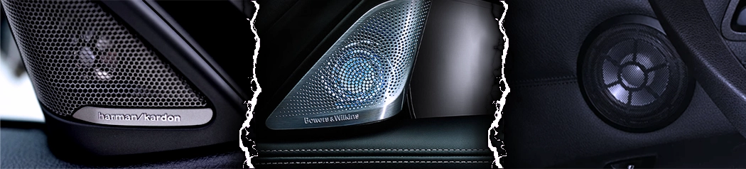 Audio-Unterstützung: Hi-Fi, Harman/Kardon, Bowers & Wilkins Diamond Surround Sound und Logic 7